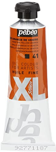 Pébéo - Huile Fine XL 37 ml - Peinture à l’Huile Jaune – Peinture à l’Huile Pébéo - Jaune Orange de Venice 37 ml