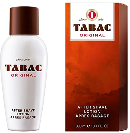 TABAC ORIGINAL After Shave Lotion: Bartpflege Aftershave Rasierwasser, Klassischer Männerduft mit Moschus und Ambra, Herrenduft mit herb-frischen Akzenten und holzig-würzigen Aromen, 300 ml
