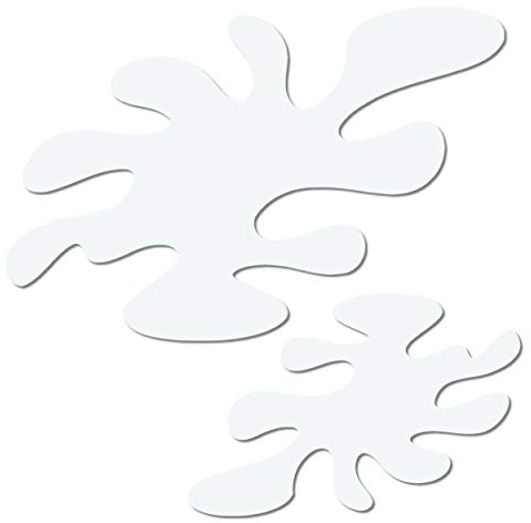 Herterich Products Airbrush Schablone Freehand | für Feuer und Flammen 2-teilig | Real Flames | Stencil Vorlage | Lasergeschnittene Präzision | Wiederverwendbar und Lösemittelresistent