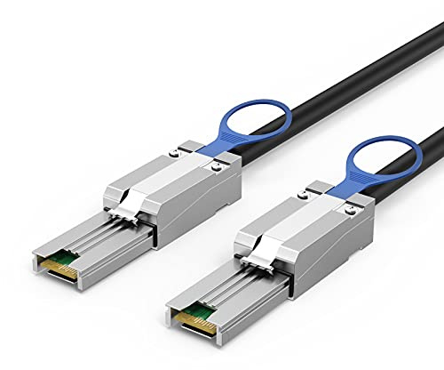 CableCreation [2 Pack External Mini SAS 26pin (SFF-8088) Male to Mini SAS 26 (SFF-8088) Male Cable, 1M / 3.3FT