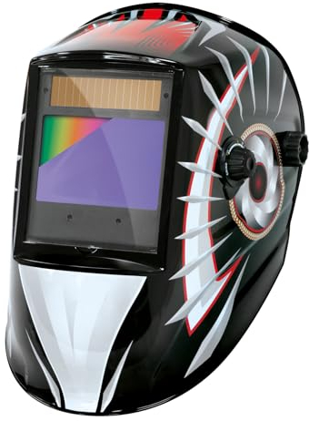 GYS - Masque de soudage LCD ZEUS 5-13 G Indian True Color - Teinte 3/5>13 - Champ de Vision 100x67mm - assombrissement Auto 0,08ms - Classe Optique 1/1/1/2 - pour MMA, TIG, MIG/MAG & Meulage