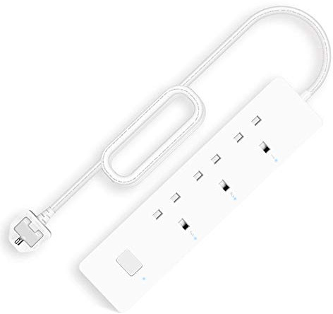 Woox Smart WiFi Power Strip App Remote Voice Control Compatible with Amazon Alexa Google Home Assistant Surge Protector Extension with Plug 13A 3 AC Outlets 2 USB Ports