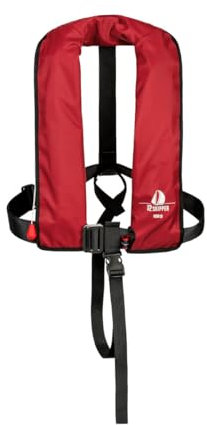 12skipper Automatik-Rettungsweste 165N mit Harness, Schwimmweste, Rot