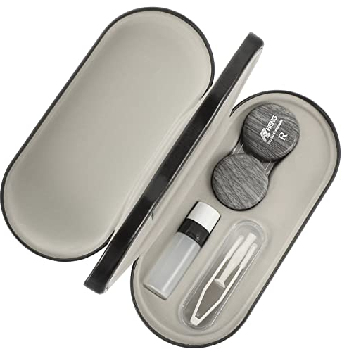 Healifty Brillenetui Faltbar Doppellagig Tragbare Brillenbox Organizer Für Sonnenbrillen Und Kontaktlinsen Reise Und Zuhause
