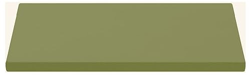 Waterproof Outdoor Bench Pad Seat Cushion Garden Patio Furniture Comfortable Removable cover 2 3 4 Seater (Olive Green, 2 seater)
