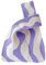 Anopo Donna Polso Nodo Borsa Tote Piccolo Uncinetto Polsino Borsa a Mano Estetico Carino Maglia Borsetta Onda Rosa Viola
