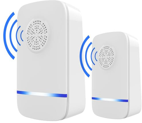 Anti-moustiques à ultrasons, répulsif à moustiques ultrasons, ultrasons électrique pour anti-moustiques, souris, cafards, insectes, rats, araignées, rongeurs, mouches, fourmis (modern)