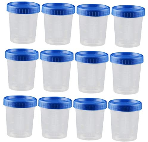 Alipis 25pcs Measuring Cup Sampling Cup for Laboratory Sample Container Capacity for Urine Testing and Sample Collection
