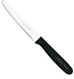 Nogent - Couteau table manche noir (lot de 6)