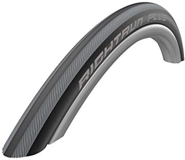 Schwalbe 10275397.02, RIGHTRUN Plus Perf, SmartGuard, TwinSkin Unisex Adulto, B/GRS/B, 25-489 HS387 2Grip NMC 67EPI