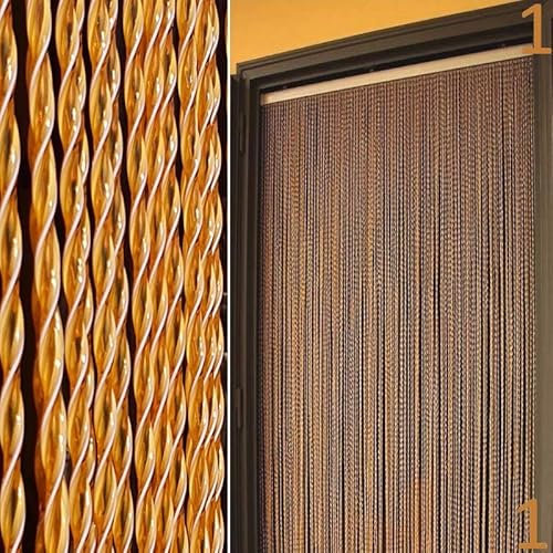 BricoShopping® Tenda moschiera Mod.C a fili in pvc regolabile Zanzariera per porta finestra esterna ingresso balcone camper filo ANTIMOSCHE MADE IN ITALY (1, 130L x 240A cm (1 Pannelli))