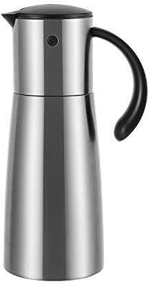 Vucchini 380 ml Dispenser per Olio d'Oliva Tutto in Acciaio Inossidabile per La Cottura in Cucina,con Tappo Automatico,Contenitore per Condimenti a Ribaltamento