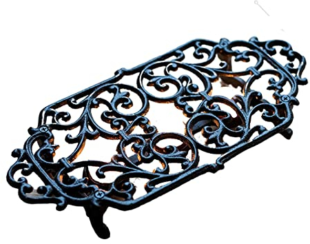 Ioensy Supporto per Buffet per Scaldavivande Scaldavivande con Candela Tealight in Ghisa, Quadrato