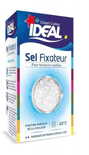 IDEAL - Sel fixateur pour teintures textiles 500g - Fixe durablement les couleurs de vos créations - Le Lot De 4