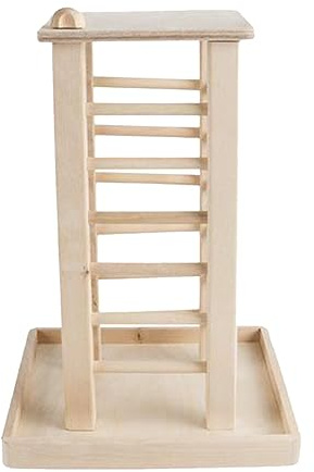 Wooden Rabbit Hay Feeder Bunny Hay Manger Feeder Grass Rack Stand Less Waste Multifunction Guinea Pig Hay Rack Hay Holder for Pet Supplies Hamster