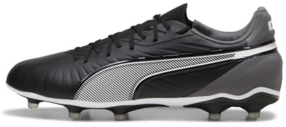 Puma Unisex Adults King Match FG/AG Soccer Shoe, Puma Black-Puma White-COOL Dark Gray, 47 EU