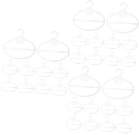 MAGICLULU 30pcs Scarf Organizer Tie Hanger Scarf Hanging Racks Tie Towels Hanging Hanger for Closet Storage