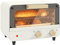 HOMCOM Forno elettrico da tavolo 12L 750W con porta in vetro Timer regolabile e temperatura fino a 230℃ Bianco