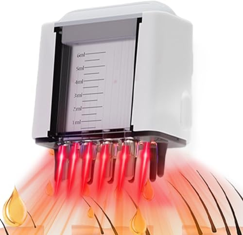 Applicateur électrique d'huile du cuir chevelu - Appareil de massage du cuir chevelu - Appareil de traitement des cheveux - Applicateur amovible pour cuir chevelu - Traitement pour cheveux repoussants