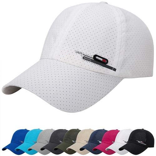 Casquette de Baseball Anti Soleil Coton Baseball Cap Casquette de Baseball Réglable Unisexe Unisexe Réglable Chapeau Soleil Golf Sports