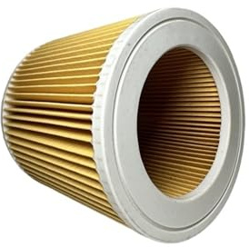 Paquete De 2 Filtros De Cartucho De Repuesto For Aspiradora Karcher, WD3 Premium, WD2, WD3, WD3P, MV2 Y MV3.