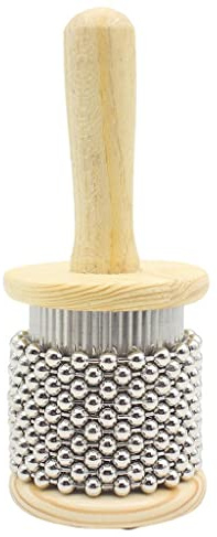 Cabasa/Afuche Shaker handslagverksinstrument, trä och metall, skallrande ljud, för musikackompanjemang (S)