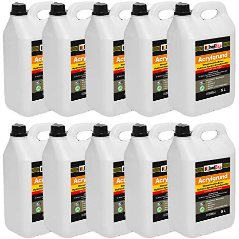 Isolbau Acryl-Grund - 50 L Wasserverdünnbares Grundiermittel für eine professionelle Grundierung Innen & Außen
