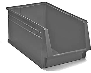 Gaveta Apilable Almacenamiento Gris Nº60 600x400x300 mm.