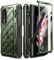 SupCase Case for Samsung Galaxy Z Fold 3 5G (2021), Shockproof Mobile Phone Case Bumper Case, Robust Protective Case [Unicorn Beetle Pro] with Integrated Screen Protector & Stand & S Pen Slot (Green)