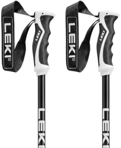 LEKI BASTONCINI SCI 65346444 NEOLITE DARK ANTHRACITE/BLACK/WHITE (130)
