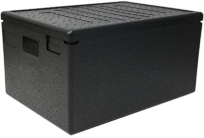 Solent Plastics Professional Food Delivery Thermal Take Away Catering Box Insulated, 81 Litre, Suitable to Store 600 x 400mm Euro Containers, 4 Hour Temperature Protection