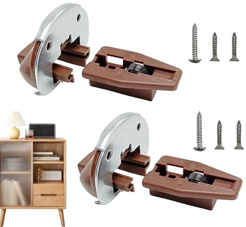 Drawer Runners | Drawer Rail Repair Kit with Replacement Parts For,Drawer Track Installation Positioner Sturdy Rail Drawer Rail Parts