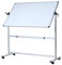 VIZ-PRO Mobiles Whiteboard/Doppelseitige Whiteboard- mit Alurahmen, magnetisch - 180 x 120 cm