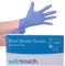 SafeTouch 50000091 Nitrile Powder Free Disposable Gloves, Blue, Medium Size, Pack of 100