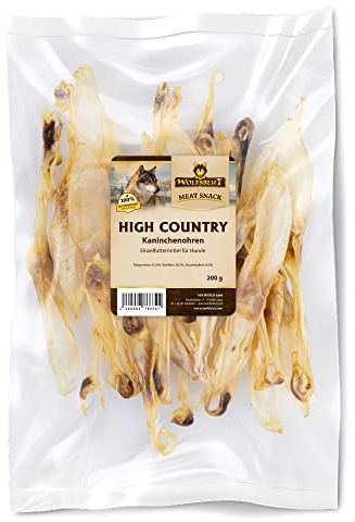Wolfsblut - High Country Kaninchenohren - Kauartikel - 200 g - Snack