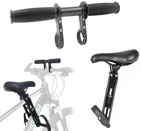 YANGUN Fahrradsitz Kinder Vorne, Vorne Kinder Fahrradsitz, Kindersitz Fahrrad Vorne mit Lenkerbefestigung, Vorne Montierter Kinder-Fahrradsitz für Kinder im Alter von 2-5 Jahren