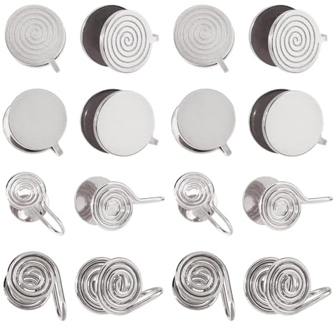 Hobbspring Pressure Earrings for Keloids Spiral Non-Pierced Earring Compression Earring Metal Ear Cuff for Women Men Ladies Gifts
