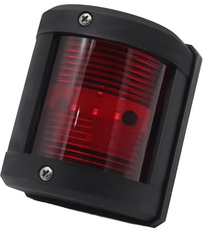 THINCAN Lampes de navigation marine économes en énergie LED rouge-vert Protections étanches 12 V 24 V Convient pour les navires de yachts