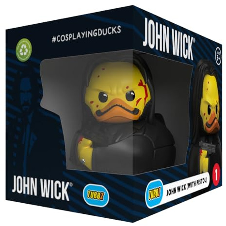 TUBBZ Edizione Scatola: John Wick Chapter 3 - John Wick Pistol Anatra Cosplay In Vinile Per Collezionisti Pop Culture