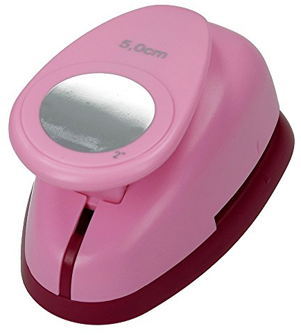 efco 1794010 Stanzer Xl, Kreis 2 Zoll Motivstanzer, Kern: Metall, Pink, 12,5 x 8 x 7 cm
