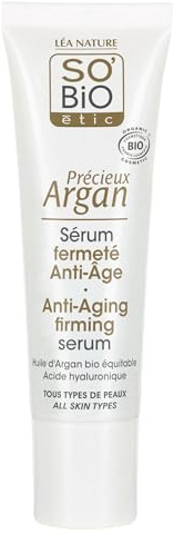So Bio Etic So'Bio Etic Serum Reafirmante Antiedad Hialuronico-Argan 30Ml, Negro, Estandar