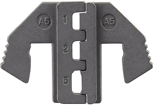 TOOLCRAFT PLE-0A5 Crimp-Einsätze | Netzwerk-Kabeltester | RJ45-Kabelprüfer | Netzwerk-Leitungstester | LAN-Kabel-Testgerät | Ethernet-Kabeltester | Crimpstempel | Quetschbereich 0,5-6 mm² | CAT5 CAT6