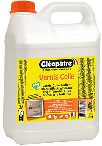 Cléopâtre - LCC1-2000 Vernis colle brillant en bidon de 2 kg