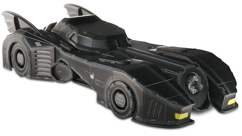 4D Build - Batmobile - Modellino 3D ricco di dettagli, in cartone di alta qualità, 202 pezzi, per i fan di Batman dai 12 anni in su