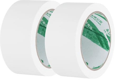 PATIKIL Pickleball Corte Nastro 2 x 66 Piedi 2pz Pickleball Corte Marcatura Kit per Interno/Esterno Tennis Pallavolo Badminton Campo Bianco