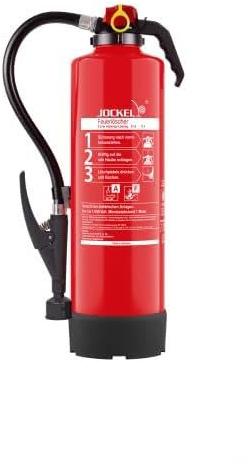 Jockel F6JX 21 Extincteur à graisse sans fluorure avec support et plaque 6 l