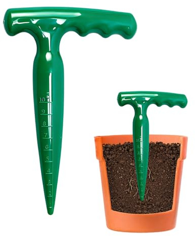 Dibbler-trädgårdsredskap – ergonomisk handsåg, blomsterlök fröhålsväxt, för plantering i krukor, blomsterrabatter | för plantering av tomater, gurkor, växthus trädgård