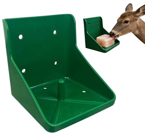 Soporte Para Bloques De Sal Para Caballos Recipiente Contenedor De | Dispensador De Minerales Para Ganado Vacas Ciervos Cabras Ovejas Para Lamer Y Comer En Granja O Patio