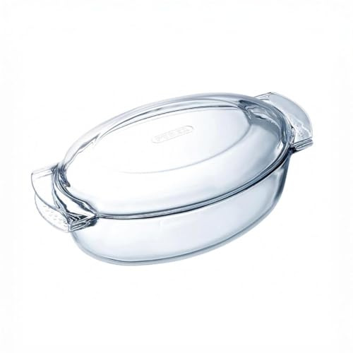 Pyrex - Oval Casserole 5.8 L/Classic W/lid, Transparent