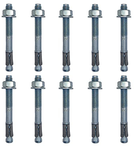 10x Remstaler BOLZENANKER | Stahl verzinkt | M6 M8 M10 M12 M16 M20 | made in GERMANY | Stahlanker | Keilanker | Betondübel | Spreizanker | Hülsenanker (6x67)
